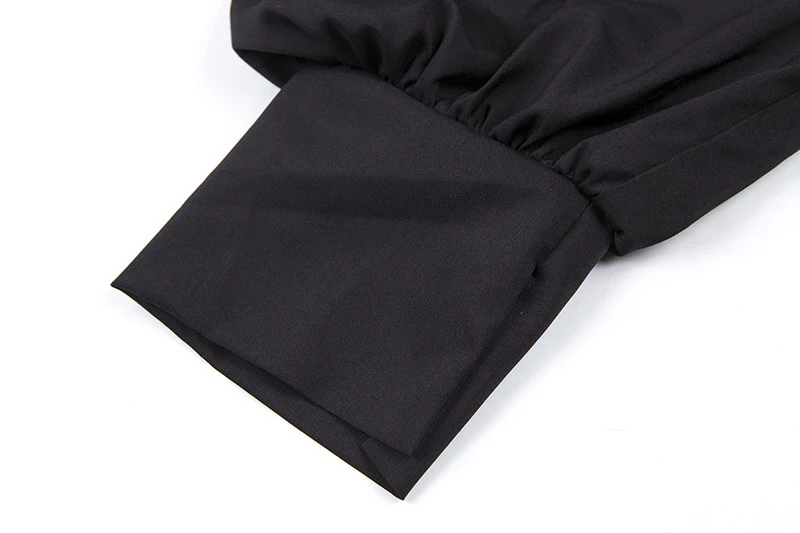 Forefair Vintage Elegant Puff Sleeve Blouse Women  (20)