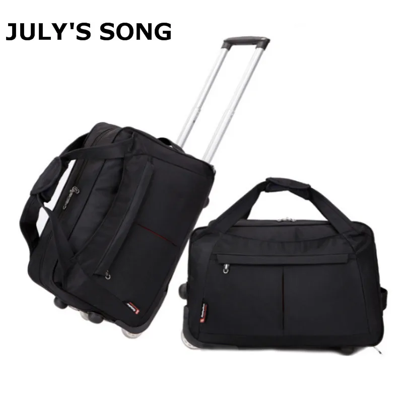 18 Inch Men Women Fashion Portable Travel Boarding Bag Split Roller