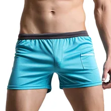 Пикантные Для мужчин Нижнее Бельё для девочек шорты-боксеры Мужские Шорты для купания Высококачественная брендовая одежда Superbody гей Главная Lounge повседневная одежда Костюмы боксер