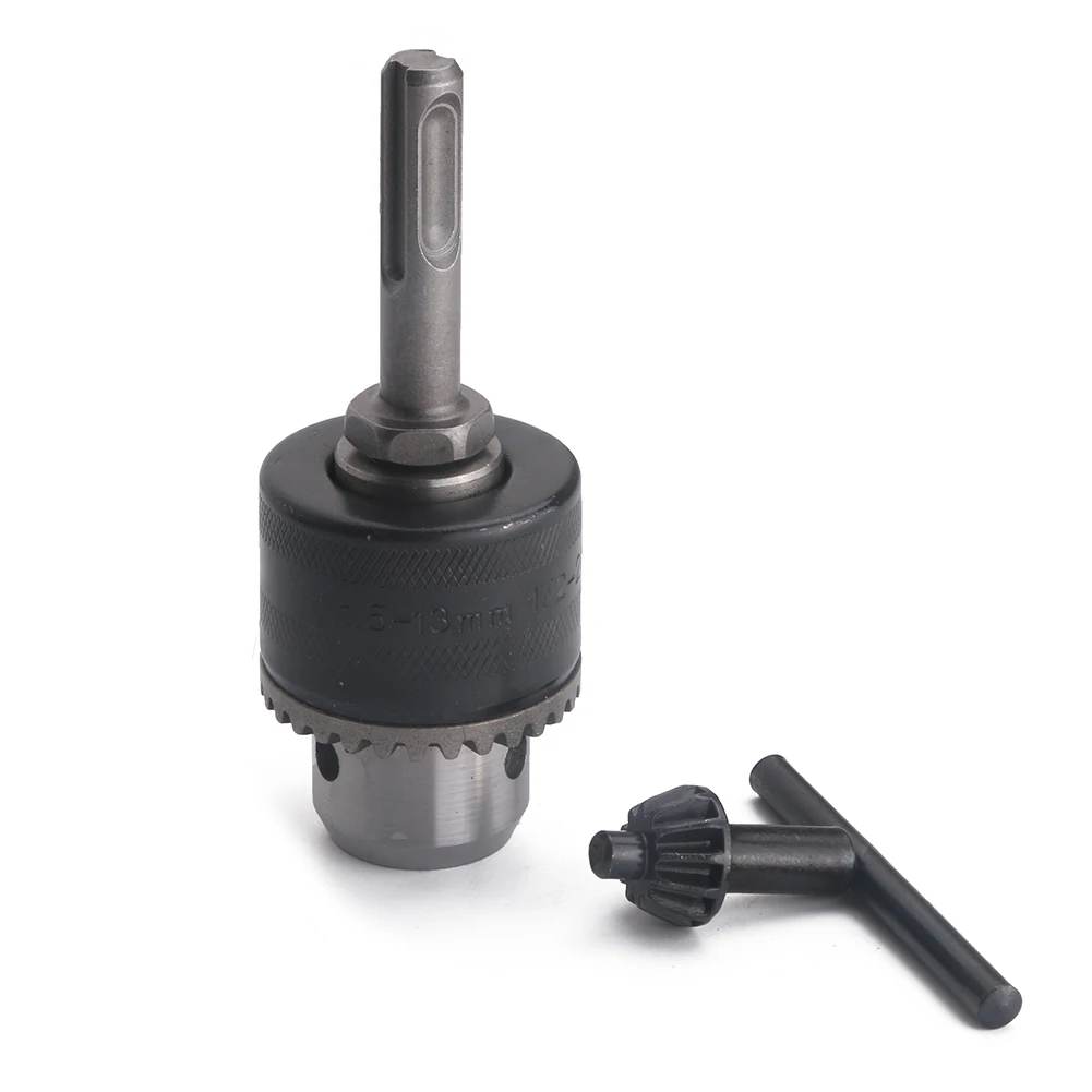 Heavy Duty 1.5-13mm Keyed Drill Chuck 1//2/"-20 UNF Thread SDS Plus Adapter Set