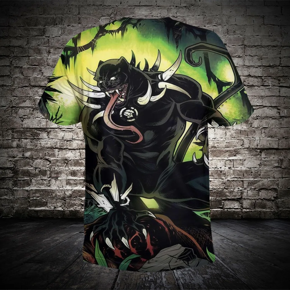 #BN-002 BLACK PANTHER - VENOM T-SHIRT 3D-2