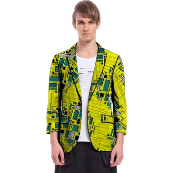 

Custom Dashiki Men African Print Clothing Mens Blazer Casual Suits Jacket Men's Jackets Plus Size African Clothing