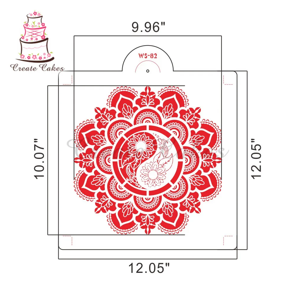 Трафарет для Diy скрапбукинга настенный трафарет пластиковый трафарет для Настенная Наклейка стена Кондитерские инструменты для украшения торта инструмент для украшения