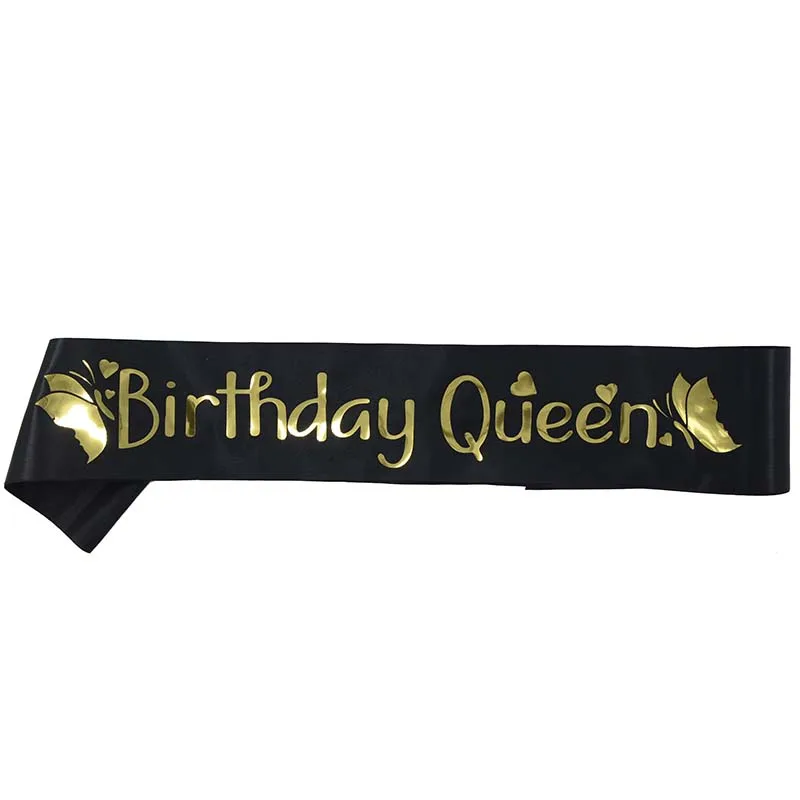 

Elegant Birthday Queen Satin Sash Women Girls Queen Birthday Sash Birthday Party Decorations Ideas Supplies