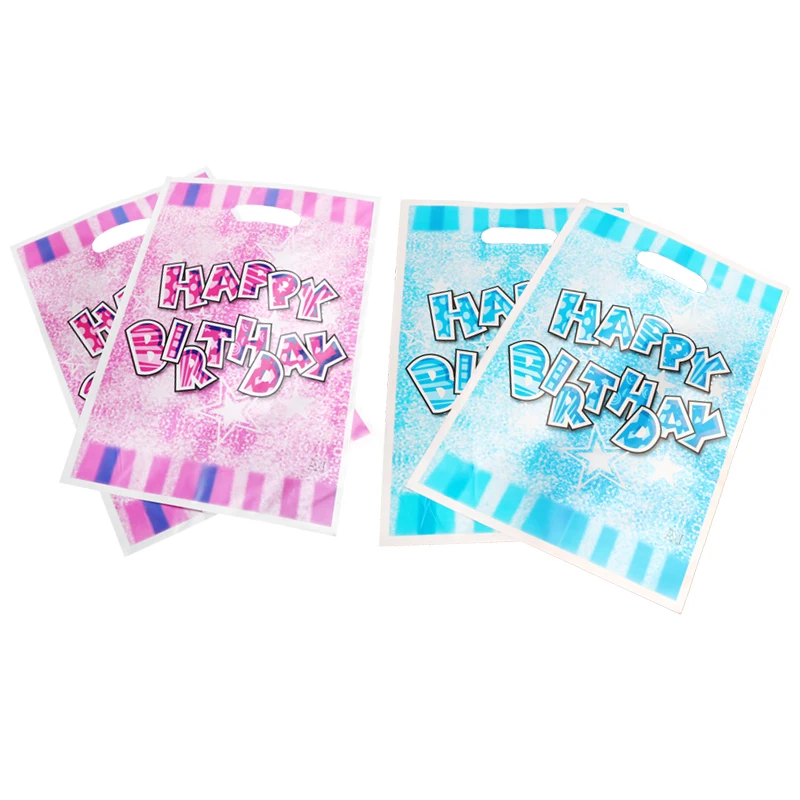 

40pcs/lot Brilliant Star Happy Birthday Gift Gag For Boy&Girls Party Supplies Kids Party Candy Bags Loot Bag Decoration Supplies