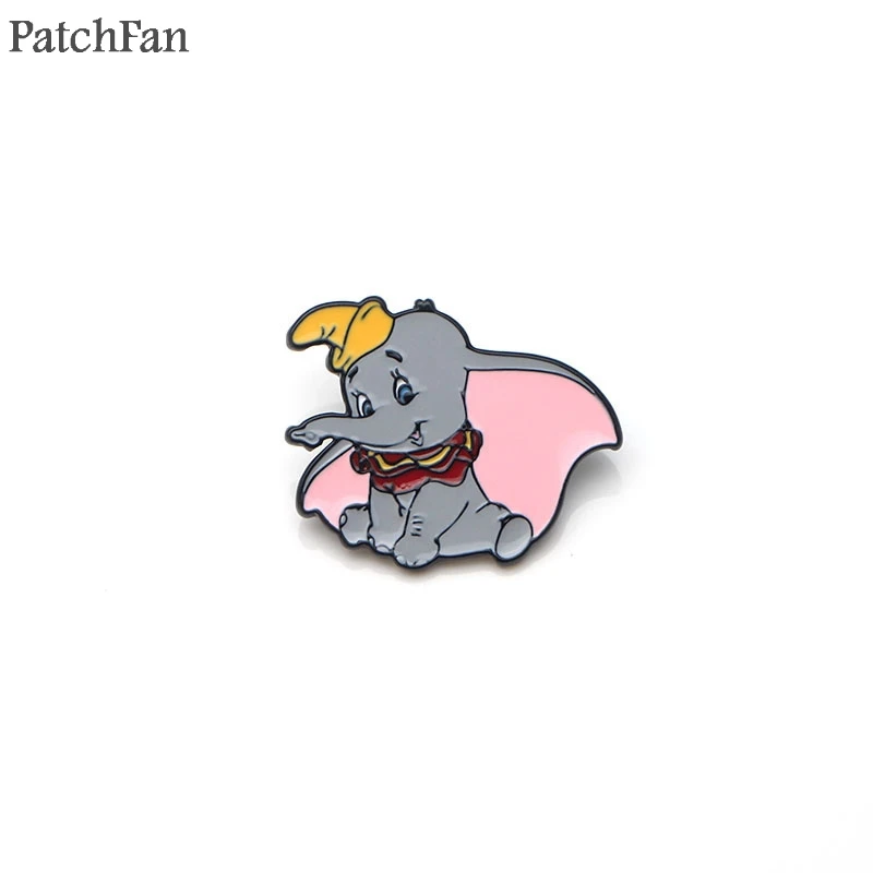 Patchfan Dumbo цинковые булавки para рюкзак Прайд металлические украшения для одежды медаль для сумки рубашка шляпа Значки броши для мужчин и женщин A0761