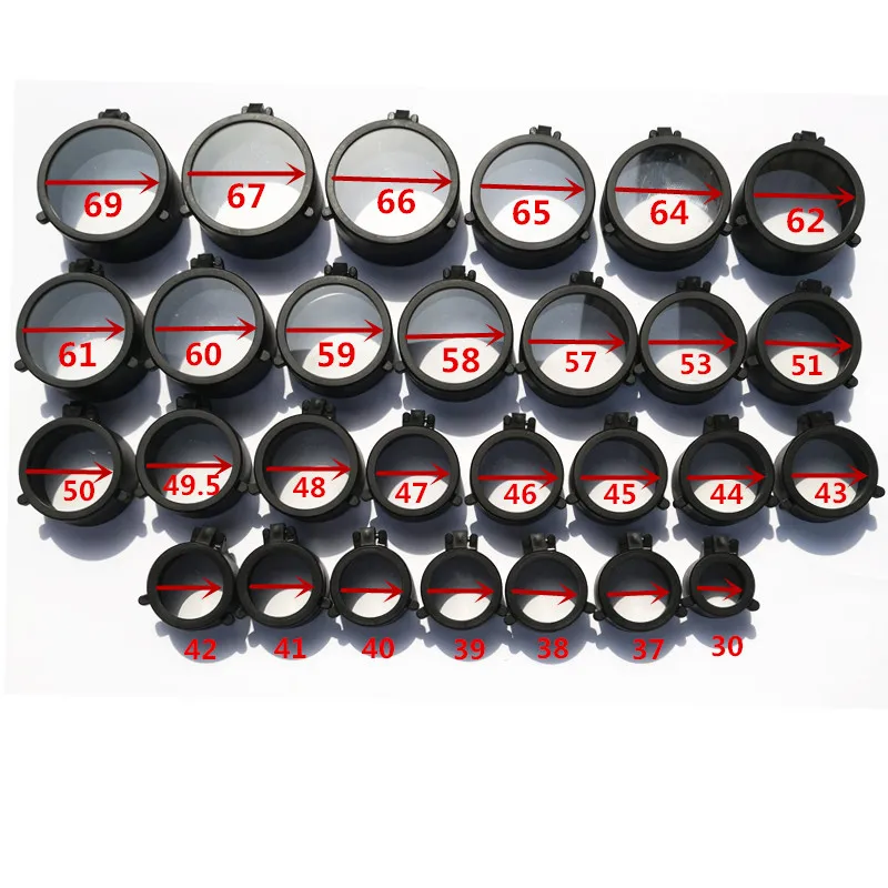 Shooting Accessories Rifle Scope Lens Cover Flip Open Scope Cover