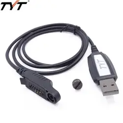 Оригинальный TYT USB Кабель для программирования для TYT Водонепроницаемый IP67 Dual Band DMR Радио md-2017 md-398