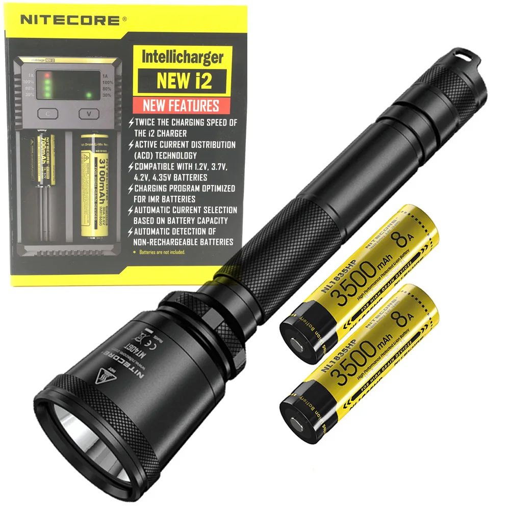 NITECORE MT40GT светодиодный светильник CREE XP L HI V3 Макс. 1000 люмен ручной дальность луча 618