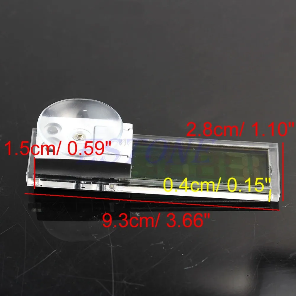 Присоска цифровой термометр крепление на лобовое стекло автомобиля или зеркало заднего вида