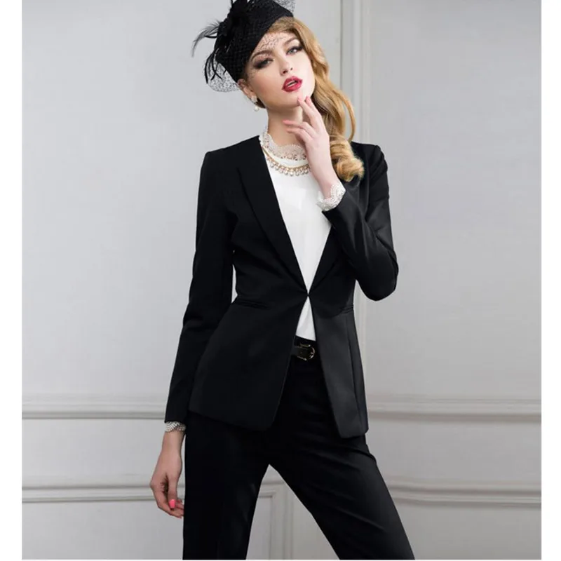 2017 Sale Pantalones Mujer font b Women b font Suit Fashion Professional Ol Dress Business Formal