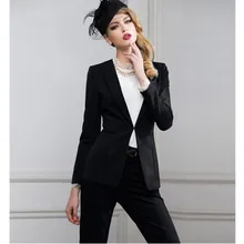 2017 Sale Pantalones Mujer Women Suit Fashion Professional Ol Dress Business Formal Jacket + Pants High Quality Custom Women’s