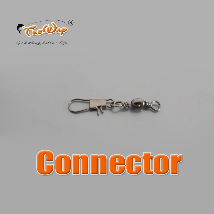 

200pcs/lot fishing Ocean fishing boat of fishing tackle barrel swivel safety snap solid rings lure ring