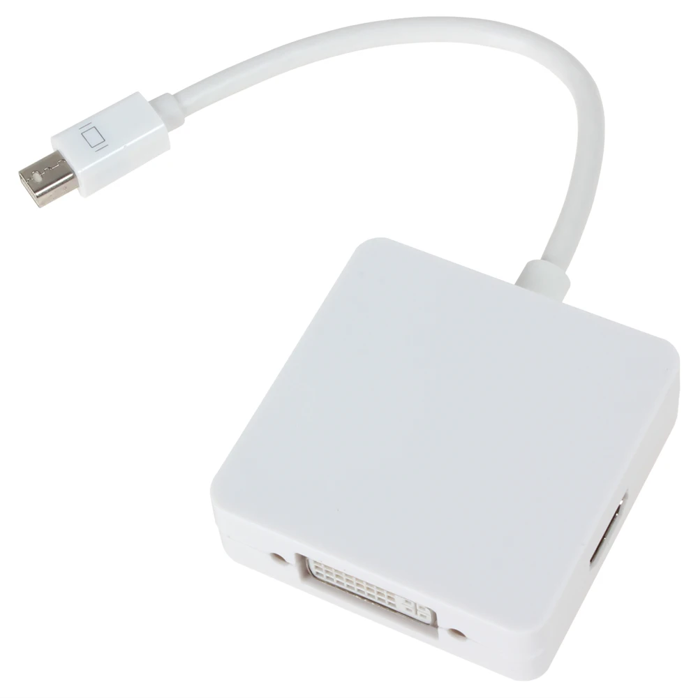 Thunderbolt Mini Display Port to DVI / VGA / HDMI Converter for Macbook