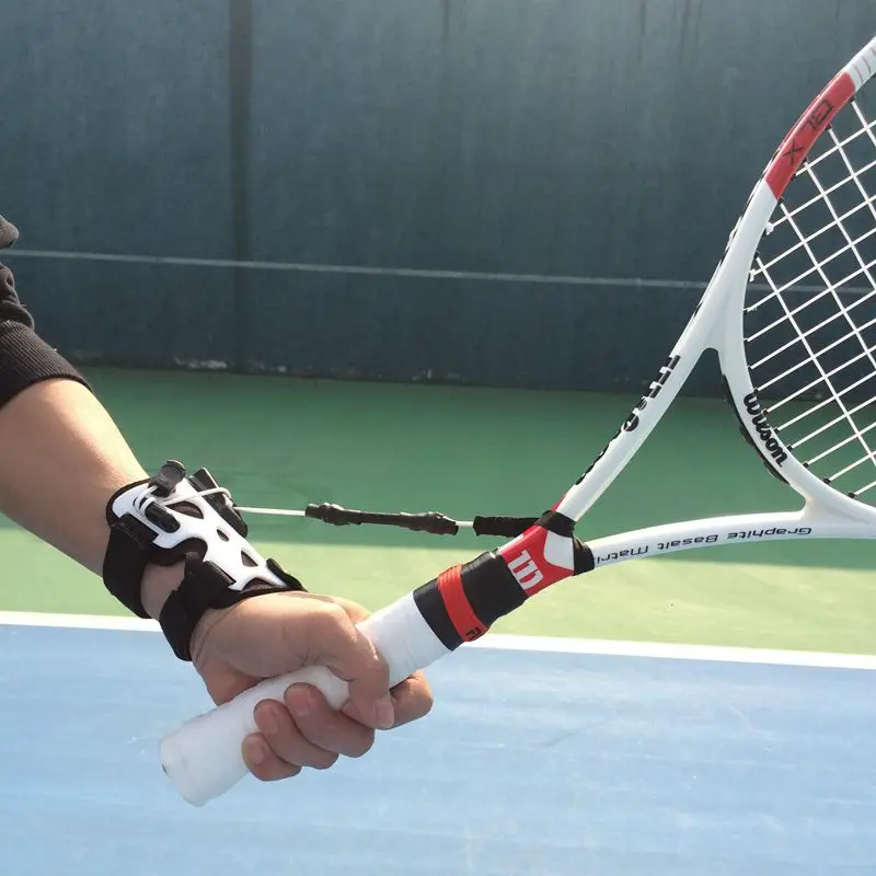 

1pc Tennis Trainer Tennis Wrist Correct Training Tennis Racket Aid Tool Tennis Training swing Practice Correct Exercise Aid