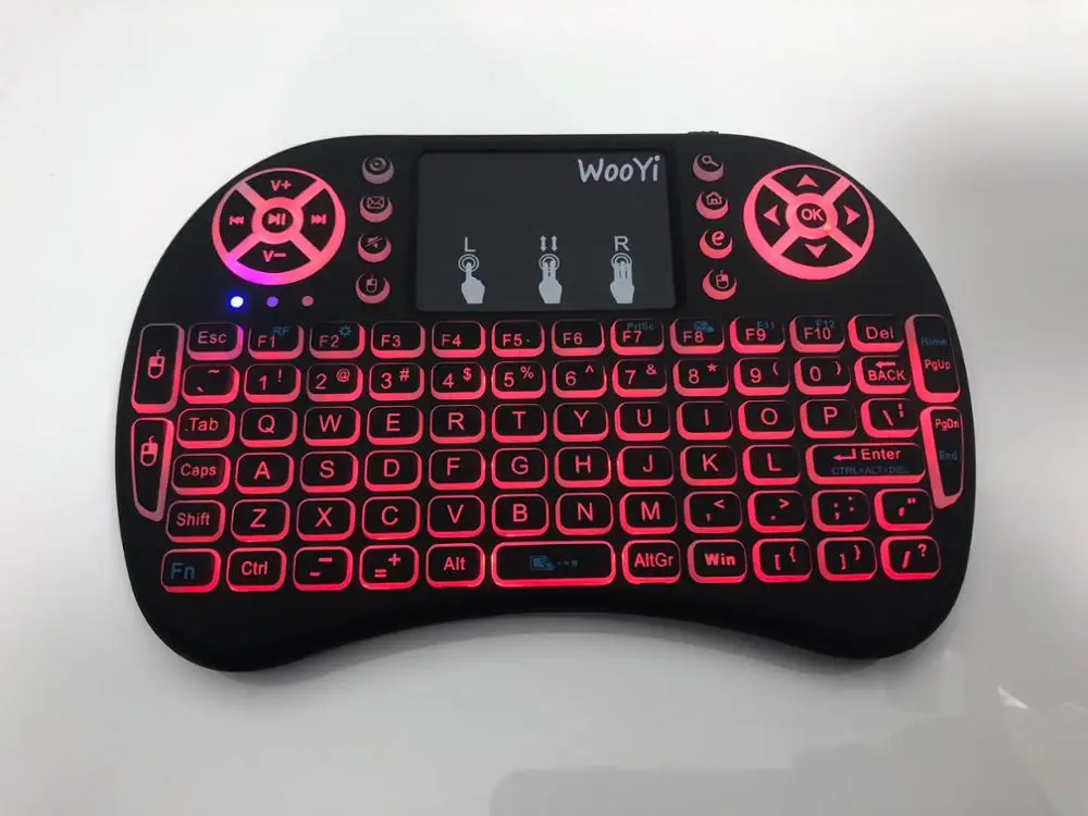 Mini Wireless Keyboard with Touchpad Remote Control