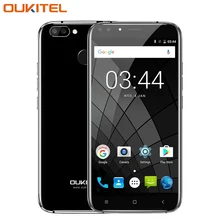 Original Oukitel U22 Mobile Phone 5.5 inch HD 2GB RAM 16GB ROM MTK6850A Quad Core Android 7.0 Four Cameras 2700mAh Smartphone