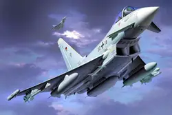 Eurofighter Typhoon PQX034 полотно ткани плакат пользовательские печати (рамка доступна) для декора стен комнаты декор дома украшения