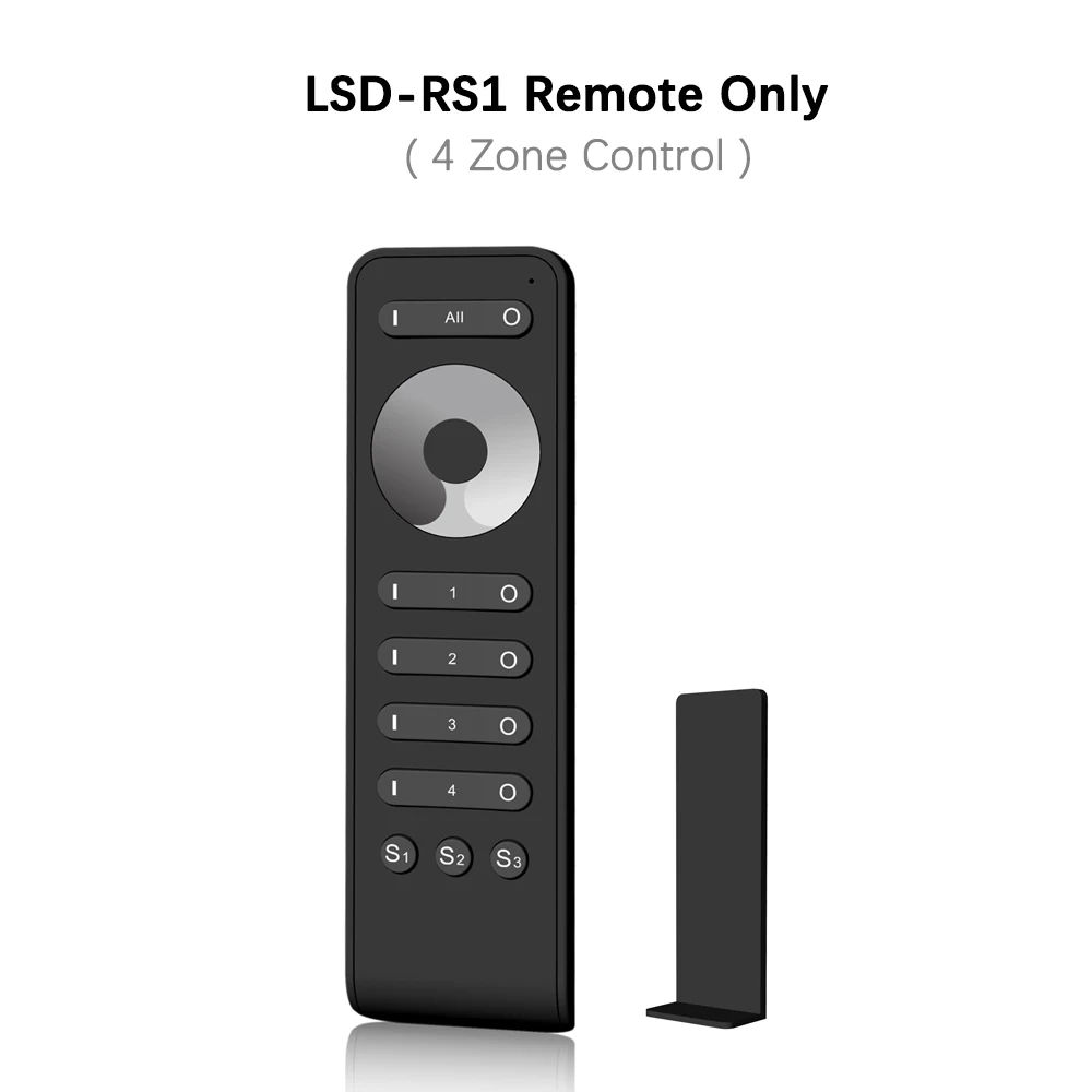 LSD-RS1 Remote Only Светодиодный диммер Переключатель PWM Беспроводной RF 2,4 г 4 зоны сенсорный пульт дистанционного управления "умный дом" Wi-Fi реле DC12V 24V контроллер для одного Цвет Светодиодные ленты - Цвет: LSD-RS1 Remote Only