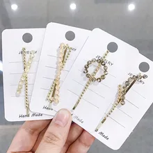 1 шт кристалл заколка для волос сплав дворцовый ретро-стиль геометрический простая шпилька для волос G0429