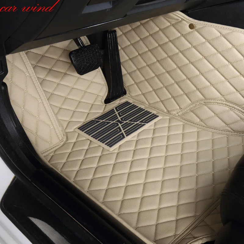 Car Wind Leather Auto car floor Foot mat For honda accord 2003 2007 crv