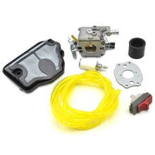 Carburetor Air Fuel Filter Hose Line Stop Switch Kit For HUSQVARNA 36 41 136 137 141 142 Chainsaw #530071987
