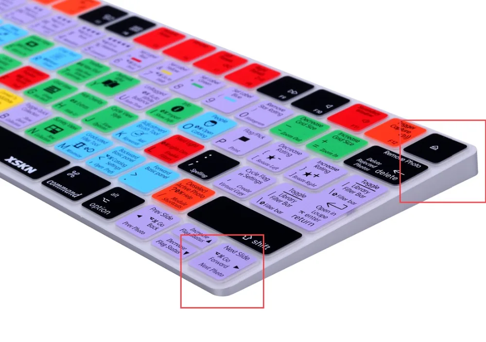 XSKN чехол для клавиатуры с горячими клавишами для Apple Lightroom CC(MLA22LL/A, выпущен