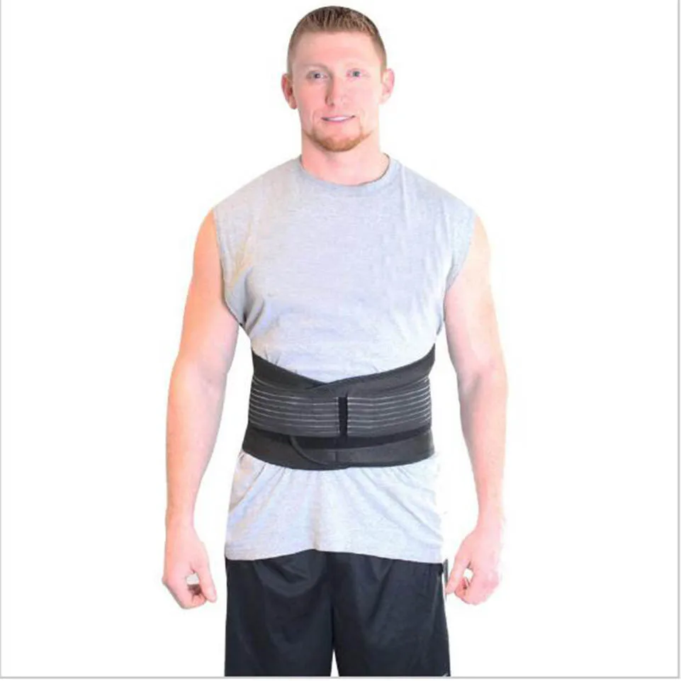 Back Support Lumbar Brace Belt Strap Lower Back Ache Pain Relief Adjustable Support Pain Relief