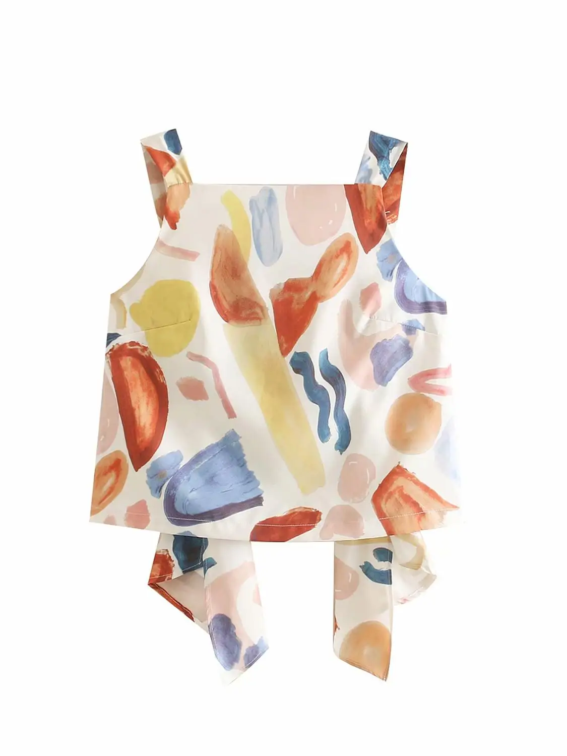 

2019 summer women's floral print tank top dyed sleeveless blouses for beach style vacation grils S M L
