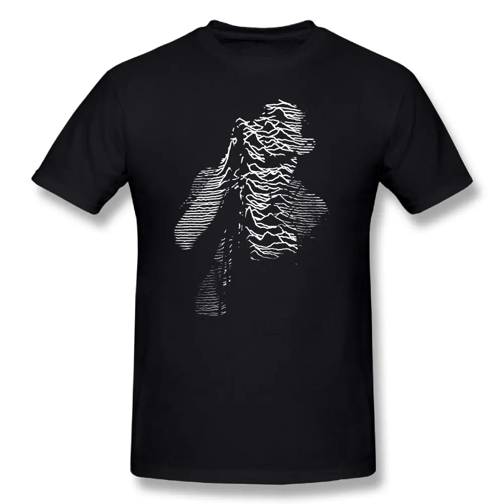 Joy Division футболка размера плюс 5XL футболки мужские с коротким рукавом футболки мужские Забавные футболки мужские 100 хлопок футболка - Цвет: black