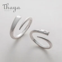 Кольца для женщин из серебра 925 пробы с Thaya и надписью "alerant phase cherish"