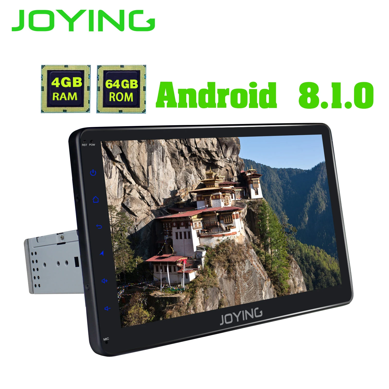 EU Warehouse 1DIN Android Autoradio 10 1 "IPS экран 4 Гб ОЗУ 8 ядер стерео 1024*600 GPS радио со встроенным
