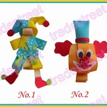 120 шт новейшие скульптурные заколки для волос для девочек Жук скульптура клиппи Ангел муравей Микки мышь резинка с Пчелой Ленточные скульптуры