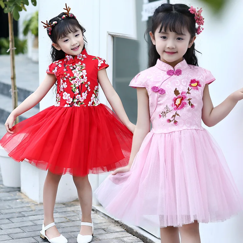 

Girl's princess lovely dress Chinese style