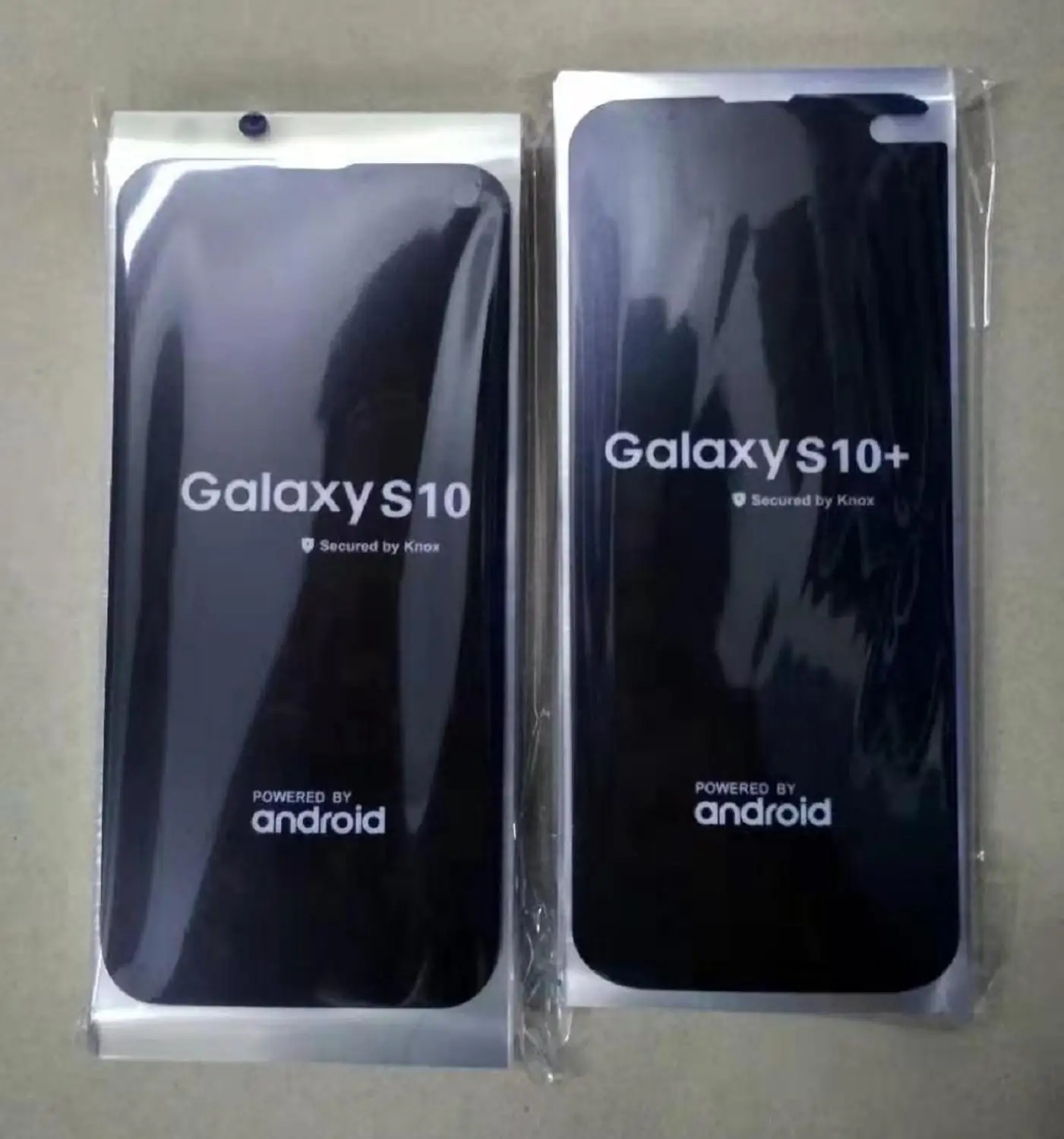 

100pcs for Samsung Galaxy S10 S10e S10+ EDGE Plus Factory Screen Protectors Film Stickers S10Plus lcd back cover front back film