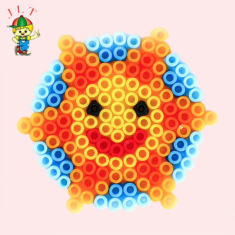 

hama beads Factory directly sale DIY educational toy various shapes mini hama beads 5 mm perler beads for kids