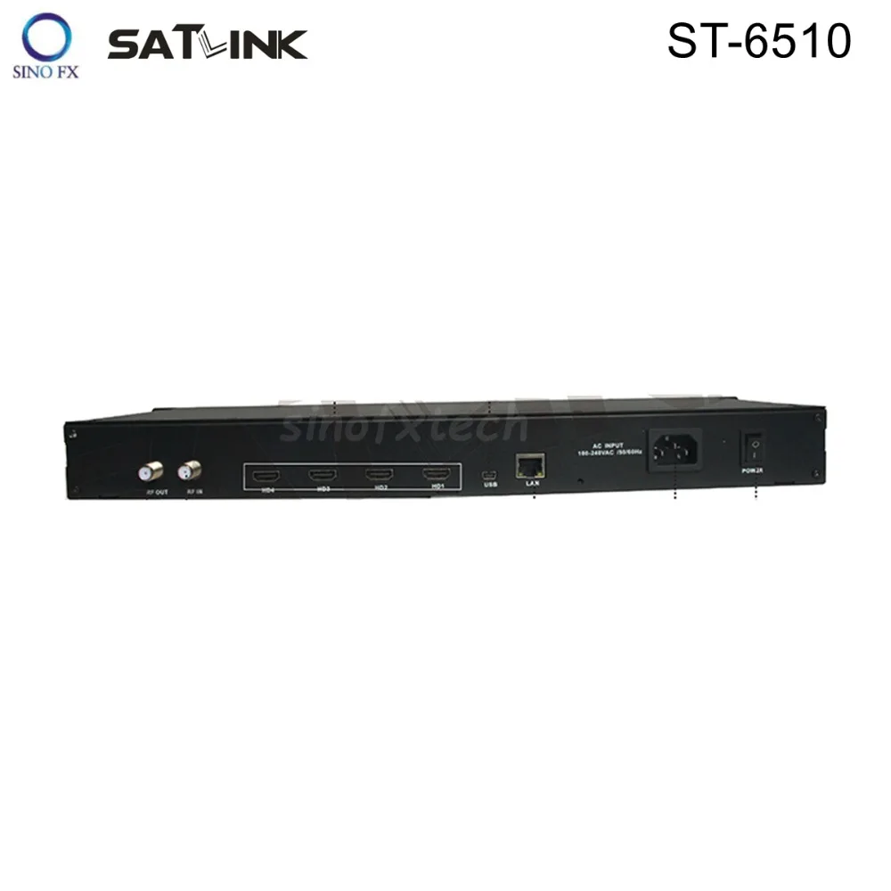 Satlink ST 6510 4 канала DVB T модулятор HD 1080P MPEG4 1 Частота на лучше чем WS 7990|Спутниковое ТВ| |
