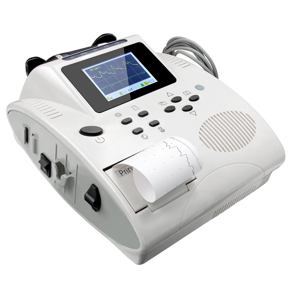Ultrasound bidirection vascular doppler BV620VP tabletop with rechargeable battery and thermal printer bidirection doppler