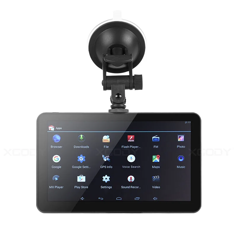 XGODY Android Автомобильный gps навигатор 7 дюймов HD грузовик навигатор 512 Мб 16 Гб WiFi планшетный ПК TF FM Navitel США AU ЕС карта