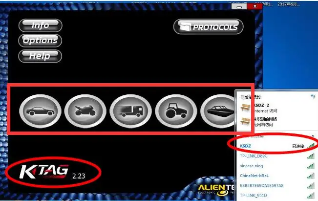 ktag 7.020 support vehicels