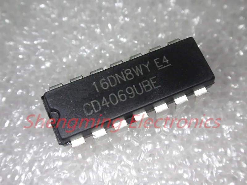 10PCS CD4069UBE CD4069 DIP 14 IC-in Integrated Circuits from Electronic ...
