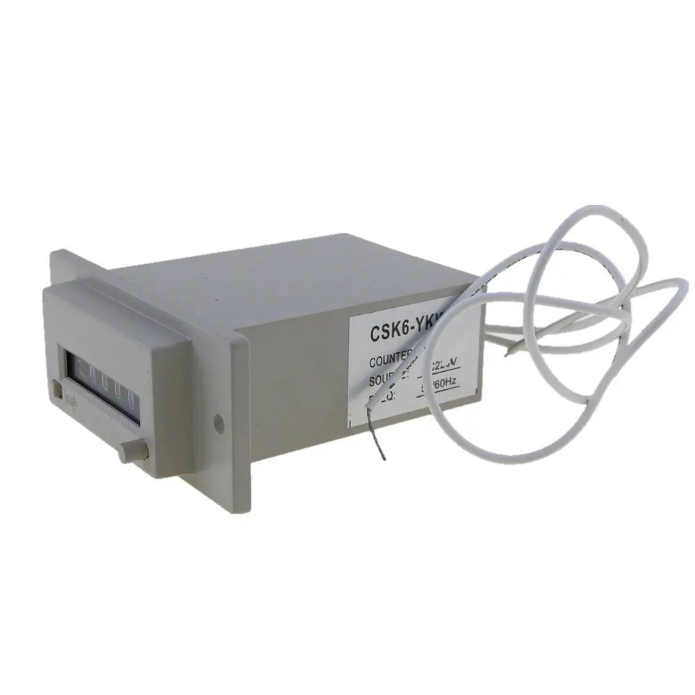

CSK6-YKW electromagnetic counter pulse counter punch press packing counter AC110V 220V DC 12V 24V 36V
