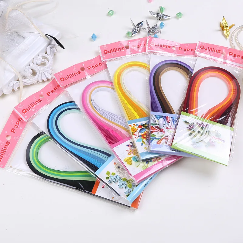 

DIY 120 Stripes 6 Color Quilling Paper Origami PaperCraft Handcraft Tools