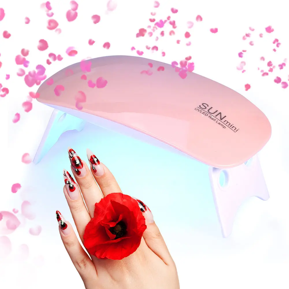

SUNmini 6w UV LED Lamp Nail Dryer Portable USB Cable For Prime Gift Home Use Gel Nail Polish Dryer Mini USB Lamp