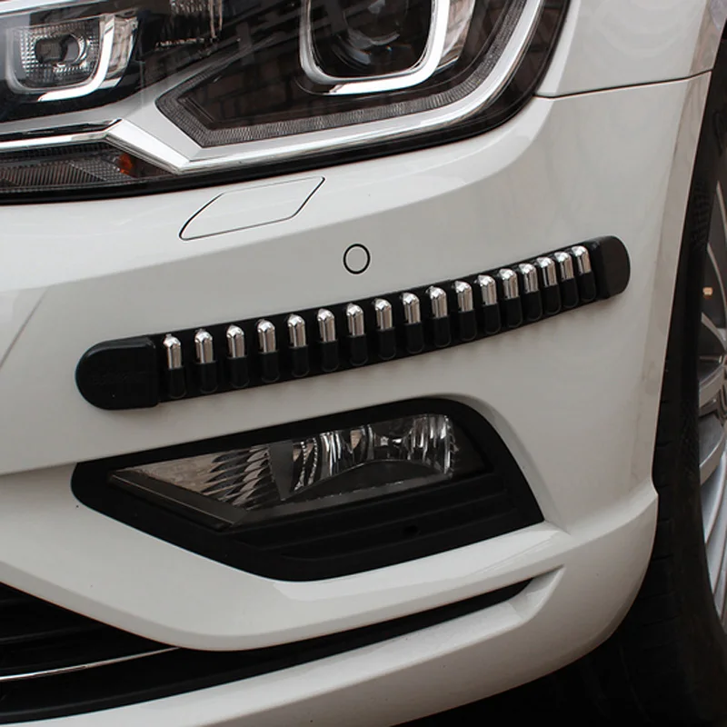 VOLTOP 4pcs Car Anti collision Strip Car Bumper Protector Strips Auto Guard Edge Corner Buffer Strip
