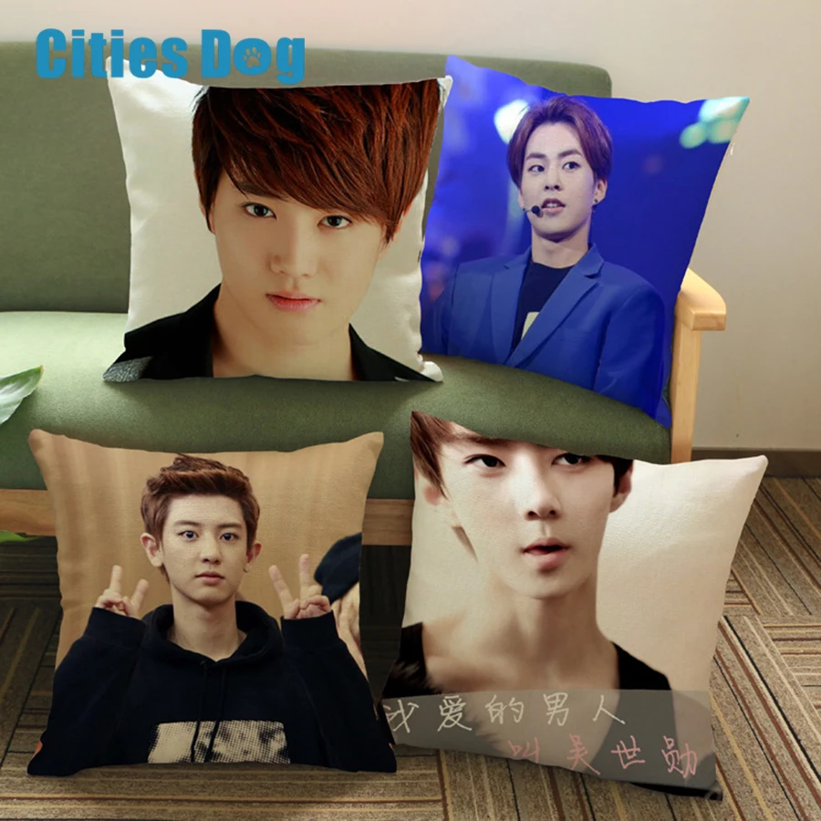 

pillow cushion decorative pillows EXO star combination Pattern Pillowcase pillow for pregnant women dakimakura travesseiro