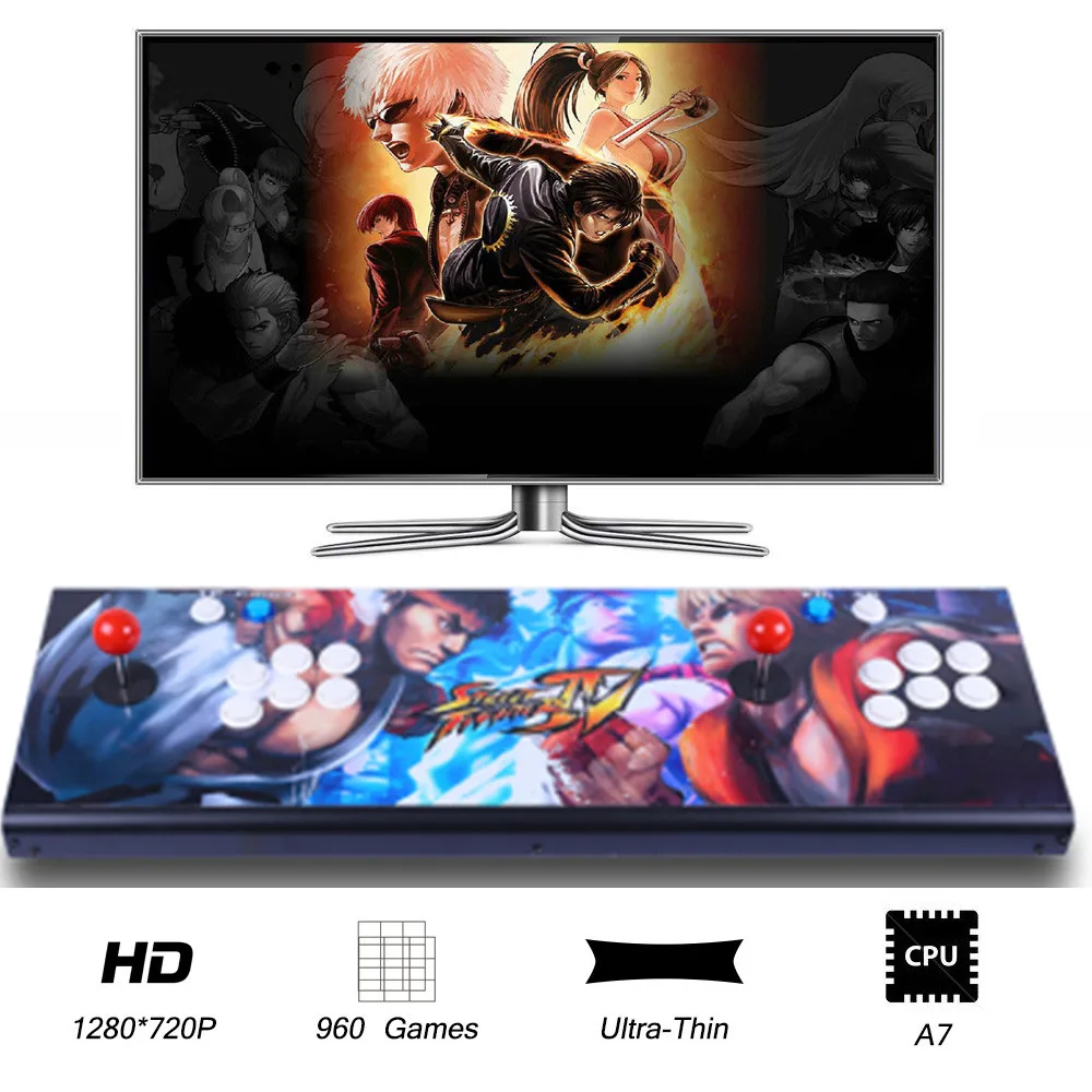 

Pandora's Box 6 Jamma Arcade Game Console 1300 in 1 Video Multi Game Box 2 Players USB Joystick Kit Push Buttons For TV PC PS3