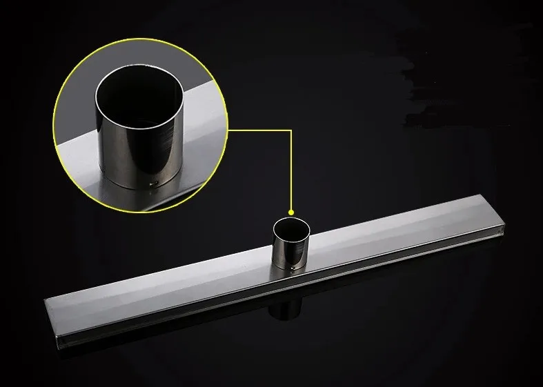 304 aço inoxidável 600mm telha inserir linear