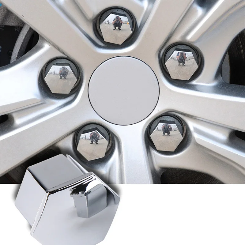 Wheel Nut Rim Cover Tyre Screw Cap Decor For Volvo S40 S60 S80 XC60 XC90 V40 V60 C30 XC70 V70/ 20PCS wheel nut caps wheel nut covers