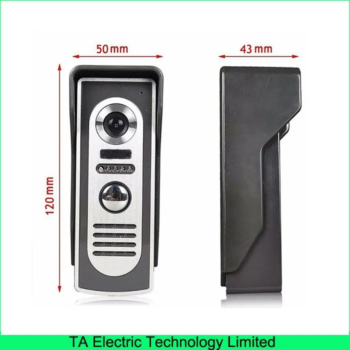 Wired Wall Mounting 813m11 Video Doorphone Home Improvement Wired Wall Mounting 813m11 Video Doorphone Home Improvement Speakerphone Intercom System With 7 Inch Monitors Door Bell In From Security